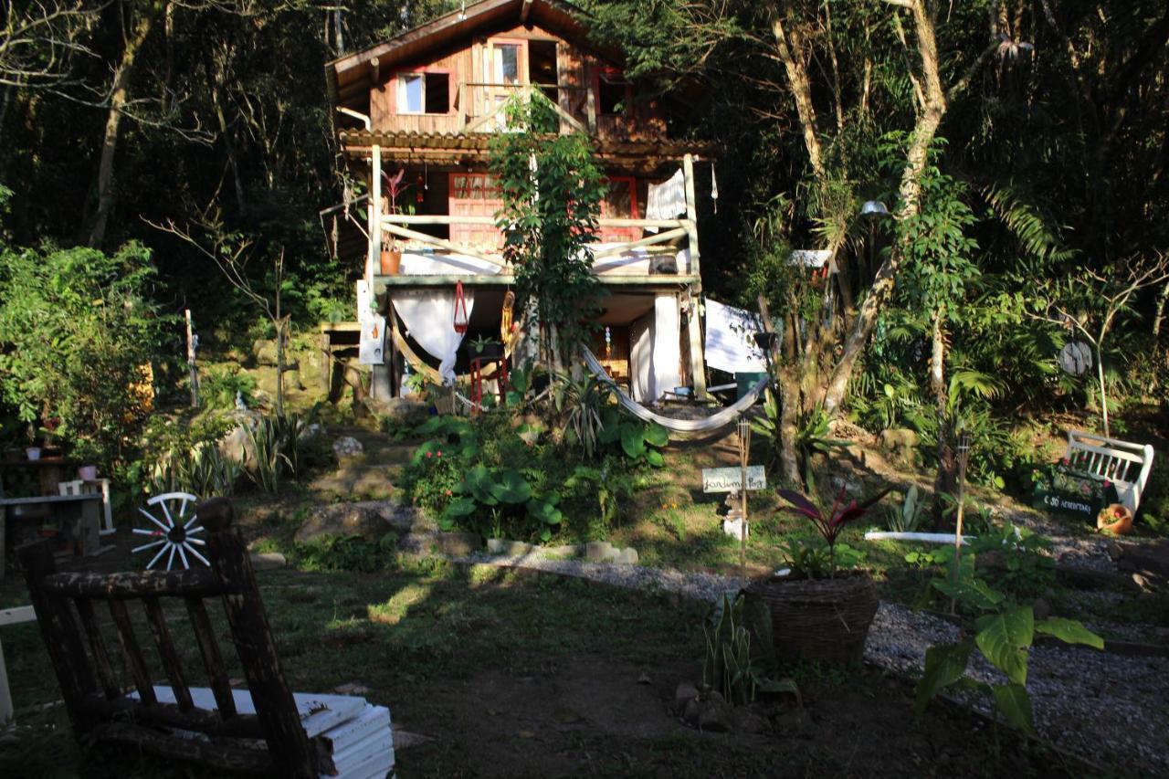 Cabana Magica Praia E Floresta, Vale Da Utopia, Pinheira Villa Guarda do Embaú Dış mekan fotoğraf