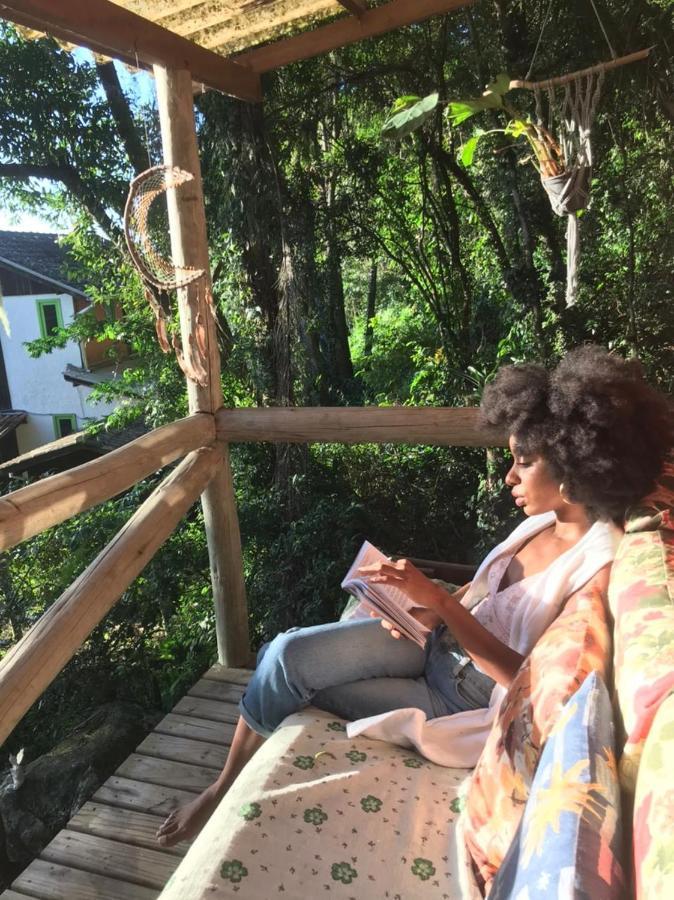 Cabana Magica Praia E Floresta, Vale Da Utopia, Pinheira Villa Guarda do Embaú Dış mekan fotoğraf